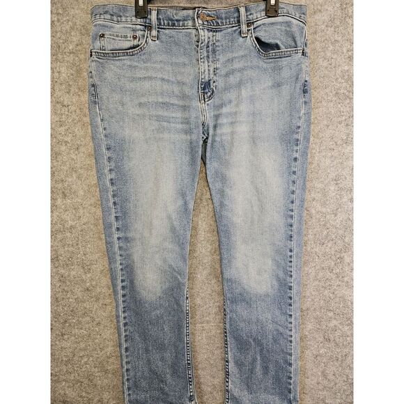 Hollister Jeans Mens 36X29 Actual Slim Straight‎ Epic Flex Whiskers Y2K Retro - Picture 1 of 11